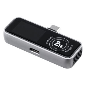 外付けSSD（・2TB・冷却ファン内蔵・液晶画面付き・タイプC・USB3