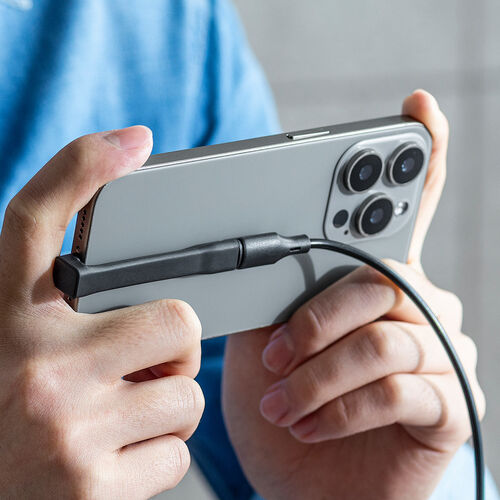 USBメモリ（512GB・iPhone・スマホ対応・Type-C・マグネット式・MagSafe・バックアップ・PC・PS5・MAC・IPAD・シルバー）IPCLED512G |