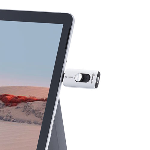 iPhone iPad Lightning Type-C USBメモリ 128GB バックアップ データ転送 画像 動画 MFi認証 Word Excel ガンメタリック