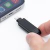 USBメモリ（ライトニング ＆ USB-A・128GB・MFi認証・iPhone/iPad/Android 対応・パソコン・写真・動画・バックアップ・スイング式・iXflash）
