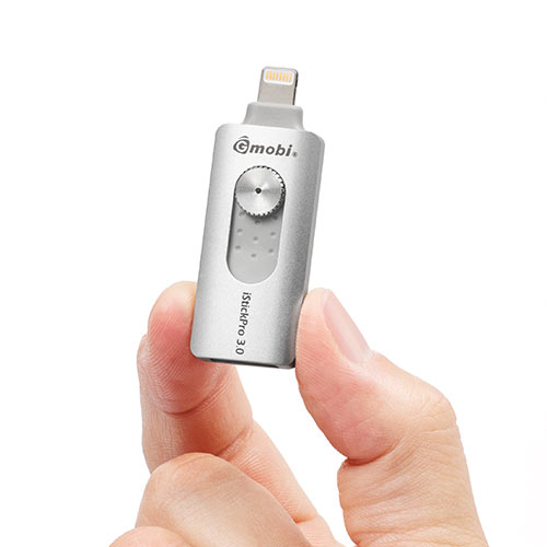 iPhone・iPad USBメモリ 64GB（USB3.1 Gen1・Lightning対応・MFi認証・iStickPro 3.0・シルバー）