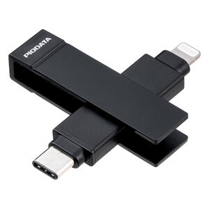 USBメモリ（ライトニング ＆ Type-C・64GB・MFi認証・iPhone/iPad