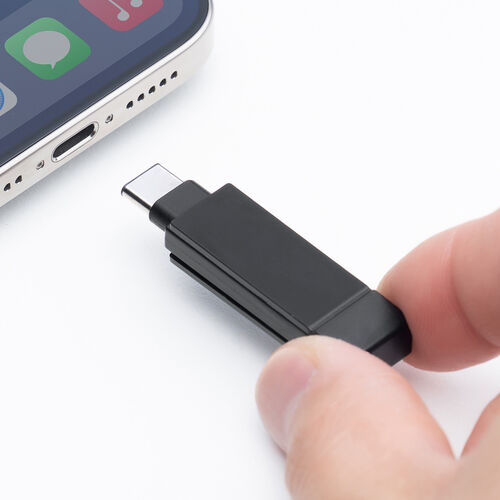 USBメモリ（Type-C ＆ USB-A・64GB・MFi認証・iPhone/iPad/Android 対応・パソコン・写真・動画・バックアップ・スイング式・iXflash）
