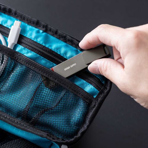 外付けSSD（512GB・容量・PS5・テレビ録画・USB・Type-C・コンパクト・ポータブル・超小型・アルミ筐体・USB-C・ガンメタリック）USSC512GB