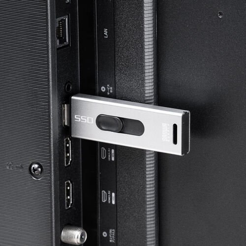 外付けSSD(2TB・容量・PC・ゲーム・シルバー・おすすめ
