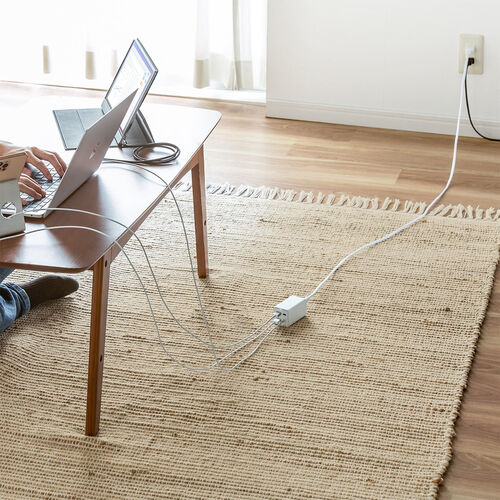 Type-C PD 充電器（4ポート・65W・急速充電器・GaN窒素ガリウム採用・PSE認証・USB-C/USB-A機器対応・iPhone・Android・iPad・MacBook）