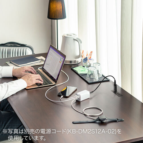 Type-C PD 充電器（4ポート・65W・急速充電器・GaN窒素ガリウム採用・PSE認証・USB-C/USB-A機器対応・iPhone・Android・iPad・MacBook）