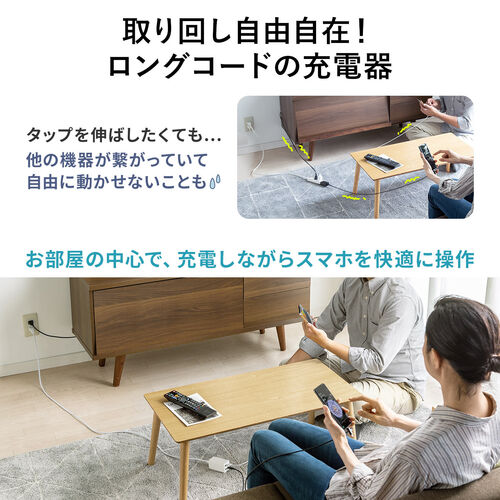 Type-C PD 充電器（4ポート・65W・急速充電器・GaN窒素ガリウム採用・PSE認証・USB-C/USB-A機器対応・iPhone・Android・iPad・MacBook）