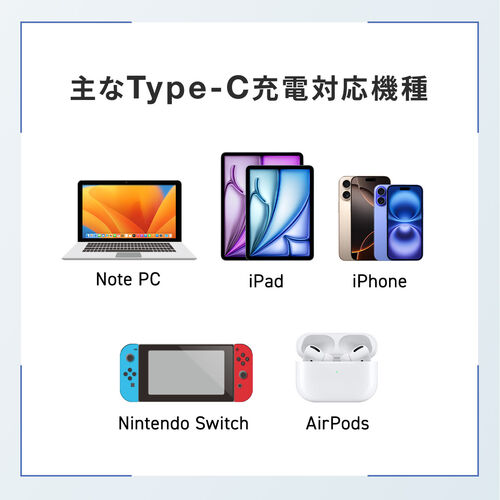 USB-C充電器（アップルウォッチ・充電器・PD 30W・USB-C・1ポート・折りたたみ式プラグ・急速充電・iPhone・iPad・Made for Apple Watch認証品・PSE認証品）