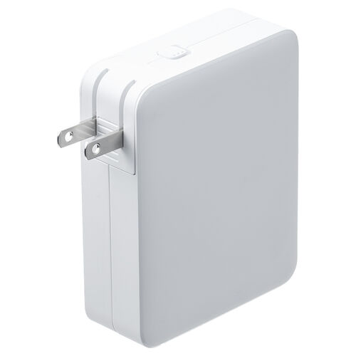 USB充電器（PD 合計最大145W・4ポート・1ポート最大140W・Type-C×3・USB-A×1・GaN採用・折りたたみ式プラグ・急速充電・ノートパソコン・複数ポート・PSE適合商品・ホワイト）