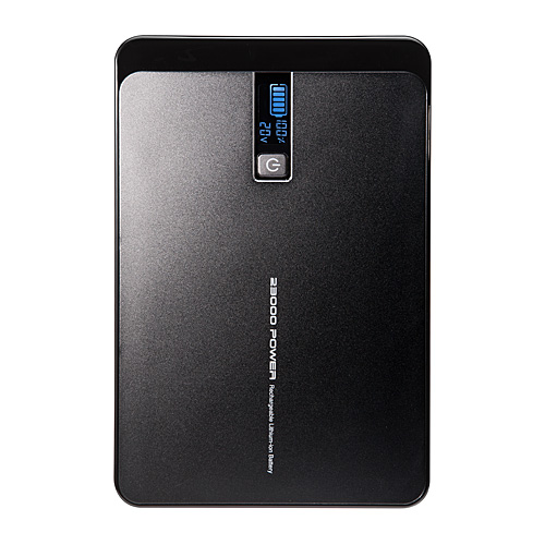 ノートパソコン　充電器（モバイルバッテリー・大容量・23000mAh・DC出力・USB2.1A出力・ノートパソコン・iPad・iPhone・タブレット・スマートフォン対応・PSE適合品）