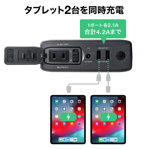 ポータブル電源（コンセント・モバイルバッテリー・大容量