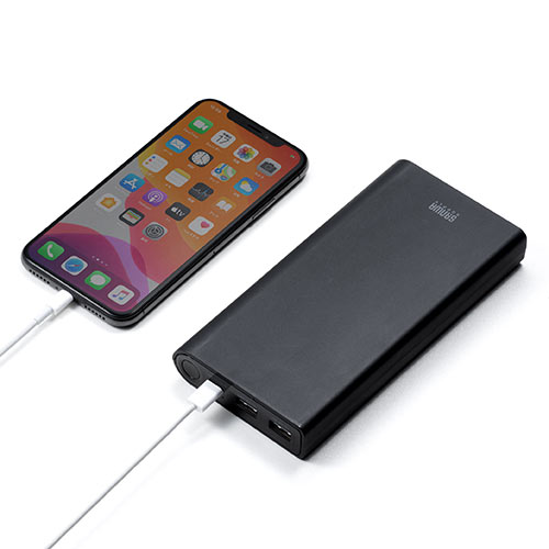 モバイルバッテリー(大容量・PD30W対応・PSE適合・Type Cケーブル付・20100mAh）