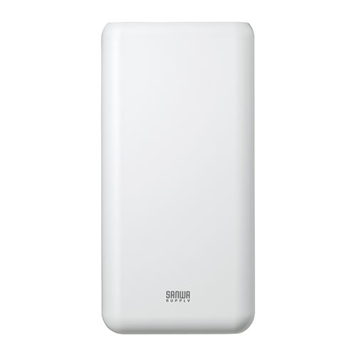 モバイルバッテリー （大容量・20000mAh・Type-C・タイプC対応・ケーブル付属・ホワイト）