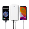 モバイルバッテリー （大容量・20000mAh・Type-C・タイプC対応・ケーブル付属・ホワイト）