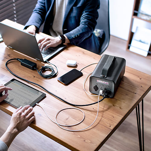 ポータブル電源 76800mAh/284Wh 大容量 正弦波 小型軽量 AC出力対応 PSE適合品 パソコン スマホ 日常普段使い 災害 防災 アウトドア キャンプ