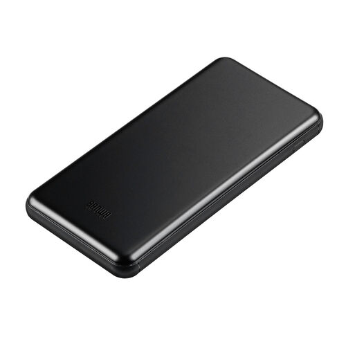【在庫限り特価品！】モバイルバッテリー（10000mAh・軽量・小型・持ち運び・大容量・PD20W・PSE認証済み・薄型・アルミ・飛行機・持ち込み・機内） BTL050BK