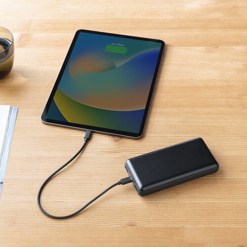 モバイルバッテリー（20000mAh・軽量・小型・持ち運び・大容量・PD20W・PSE認証済み・薄型・アルミ・飛行機・持ち込み・機内）BTL051BK