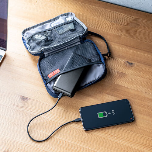 モバイルバッテリー（20000mAh・軽量・小型・持ち運び・大容量・PD20W・PSE認証済み・薄型・アルミ・飛行機・持ち込み・機内）BTL051BK