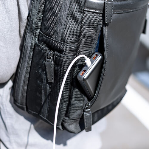 モバイルバッテリー（20000mAh・軽量・小型・持ち運び・大容量・PD20W・PSE認証済み・薄型・アルミ・飛行機・持ち込み・機内）BTL051BK