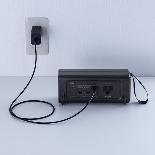 ポータブル電源（飛行機・機内持ち込み・大容量・小型・軽量・持ち運び・AC出力・111Wh・30000mAh・PD65W・LEDライト付き・停電・災害・車中泊・ノートパソコン） BTL053