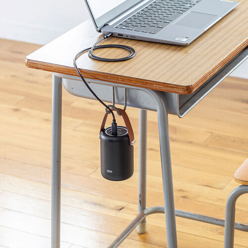 モバイルバッテリー（ハンドル付き・軽量・小型・持ち運び・大容量 25000mAh・PD100W・高速充電・3台同時充電・低電流モード・ノートPC・PSE認証済み・モバ充・ブラック）