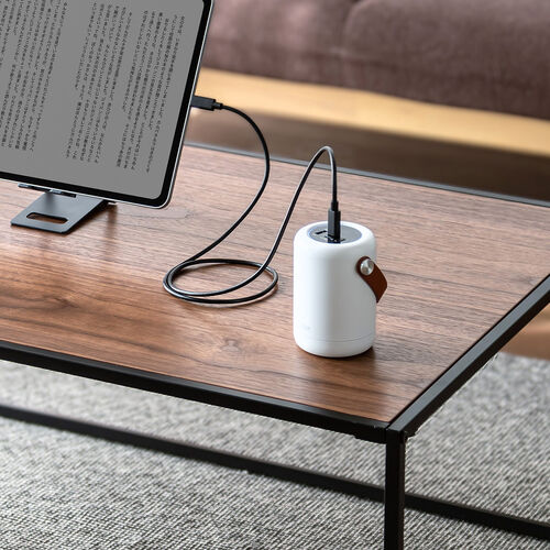 モバイルバッテリー（ハンドル付き・軽量・小型・持ち運び・大容量・25000mAh・PD100W・高速充電・3台同時充電・低電流モード・ノートPC・PSE認証済み・モバ充・ホワイト）