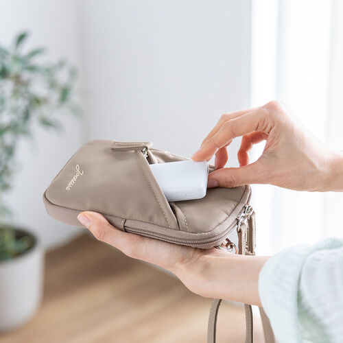 モバイルバッテリー（4000mAh・小型・軽量・Type-C×1・USB A×1・スマホ・タブレット・機内持ち込み対応・PSE認証済み・モバ充・ホワイト）