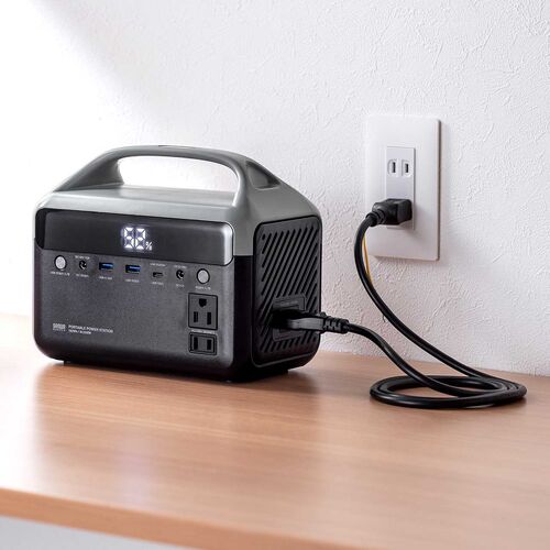 ポータブル電源（192Wh・AC出力・300W・持ち運び・軽量 USB PD45W 60000mAh LEDライト付き 停電 災害 車中泊 ノートパソコン 小型家電