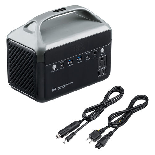 ポータブル電源（192Wh・AC出力・300W・持ち運び・軽量 USB PD45W 60000mAh LEDライト付き 停電 災害 車中泊 ノートパソコン 小型家電