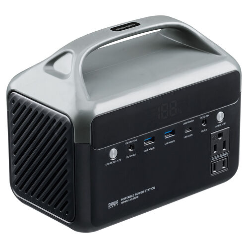 ポータブル電源（192Wh・AC出力・300W・持ち運び・軽量 USB PD45W 60000mAh LEDライト付き 停電 災害 車中泊 ノートパソコン 小型家電