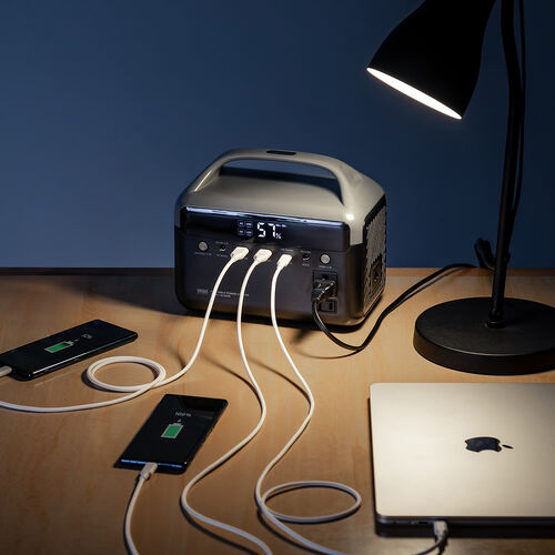 ポータブル電源（192Wh・AC出力・300W・持ち運び・軽量 USB PD45W 60000mAh LEDライト付き 停電 災害 車中泊 ノートパソコン 小型家電