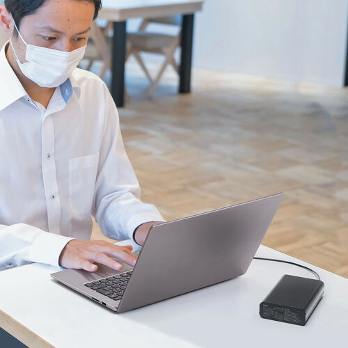 モバイルバッテリー（DC12V/19V出力対応・20000mAh・72Wh・大容量・ノートパソコン・USB充電・飛行機持ち込み可・出張・PSE適合品）