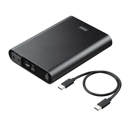 モバイルバッテリー（AC出力対応・大容量・13200mAh・47.52Wh・AC65W・PD30W・ノートパソコン・コンセント・USB充電・飛行機持ち込み可・旅行・ポタ電・ポータブル電源）