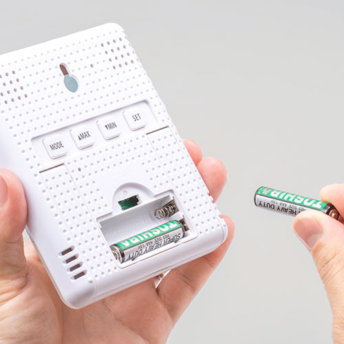 温湿度計｜WBGT対応・熱中症指数計・インフル表示・ブザー・時計付