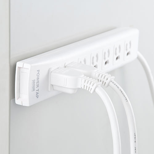電源タップ 7個口 3m｜マグネットで簡単固定・雷ガード・3Pプラグ