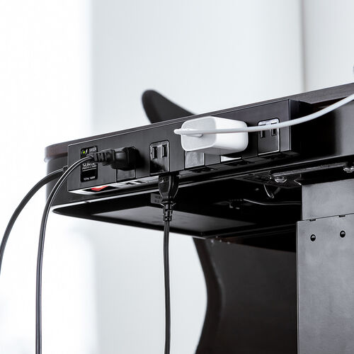 電源タップ（マグネット付・10個口・一括集中スイッチ付・雷ガード・ブレーカー・一括集中スイッチ付き・2m・ブラック）