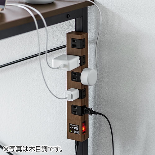 タップ(マグネット付・10個口・一括集中スイッチ付・2m・雷