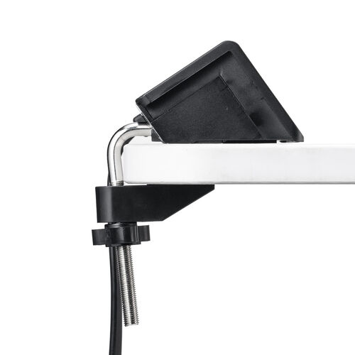 電源タップ（USB充電・AC4個口・USB-C搭載・USB-A搭載・一括集中スイッチ・3m・クランプ固定・ブラック）