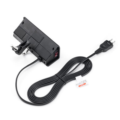 電源タップ（USB充電・AC4個口・USB-C搭載・USB-A搭載・一括集中スイッチ・3m・クランプ固定・ブラック）
