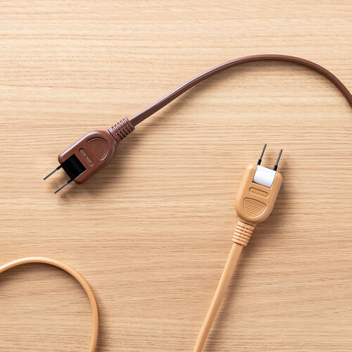 USB充電ポート付き電源タップ（6個口・USB 2ポート・2m・雷ガード対応・ほこりシャッター・個別スイッチ・一括スイッチ・ライトブラウン木目調）