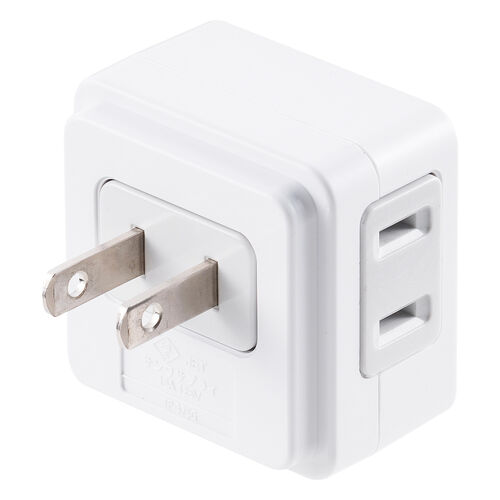 電源タップ（雷ガード・コンセント・3個口直付け・トリプルタップ）