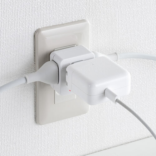 電源タップ（雷ガード・コンセント・3個口直付け・トリプルタップ）