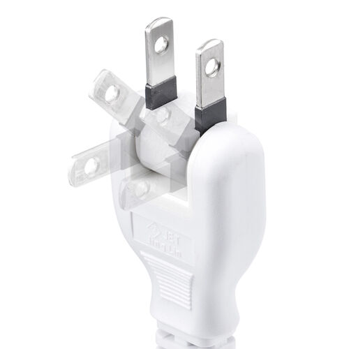 延長コード（短い・4個口・ACアダプタ対応・集中スイッチ付・ホワイト）