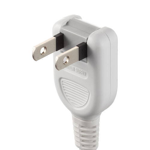 電源タップ（スリムタップ・AC8口・縦横差し込み・雷ガード・3m・ACアダプタ対応・シンプルデザイン・マット調・スイングプラグ・ホワイト）