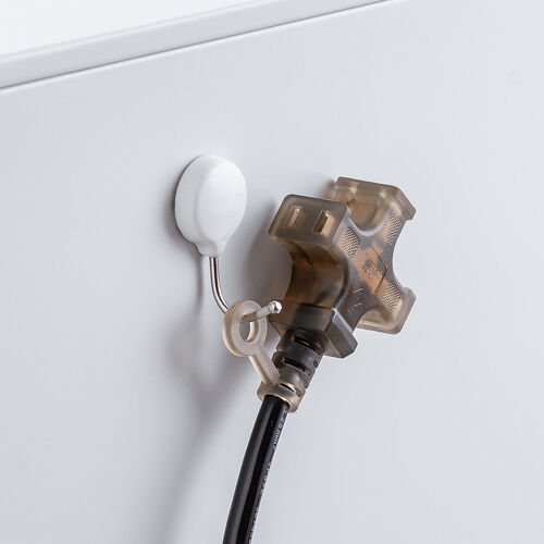 電源延長コード（5m・3個口・2極・高耐久・VCTケーブル・電源ケーブル・屋内用・ソフトケーブル・クリアブラック）