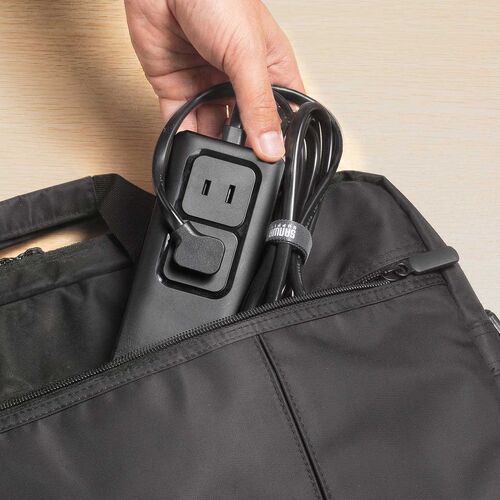 電源タップ（USB PD 65W・急速充電・GaN・1.5m・延長コード・【超薄型18mm】・Type-C×2 A×1 AC×2個口・コンセント・L型プラグ）