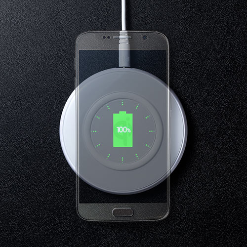 ワイヤレス充電器（Qi対応・iPhone 急速充電・9W充電対応・薄型・最大15W）