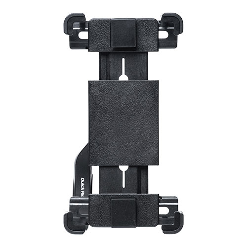 自転車用スマホホルダー（脱落防止・固定・iPhone・スマートフォン・4～6.5インチ対応・360度回転・簡単着脱・ブラック）