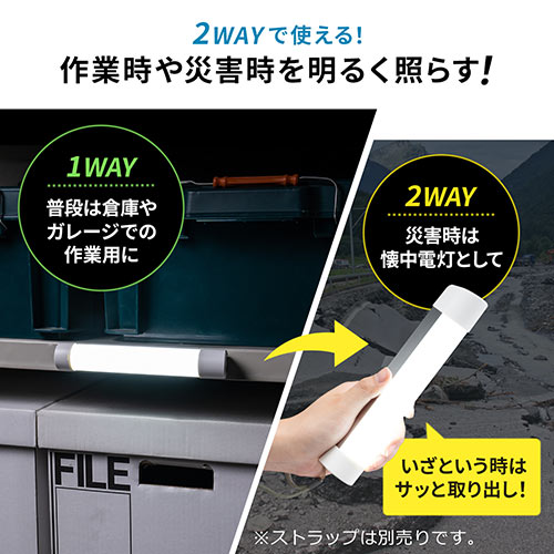 LEDライト 充電式 マグネット 調光3段階 点滅 懐中電灯 ポータブル 手持ち 最大約90ルーメン